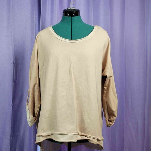 Vanessa Alexandra Loose Beige Top - Picture 4 of 4